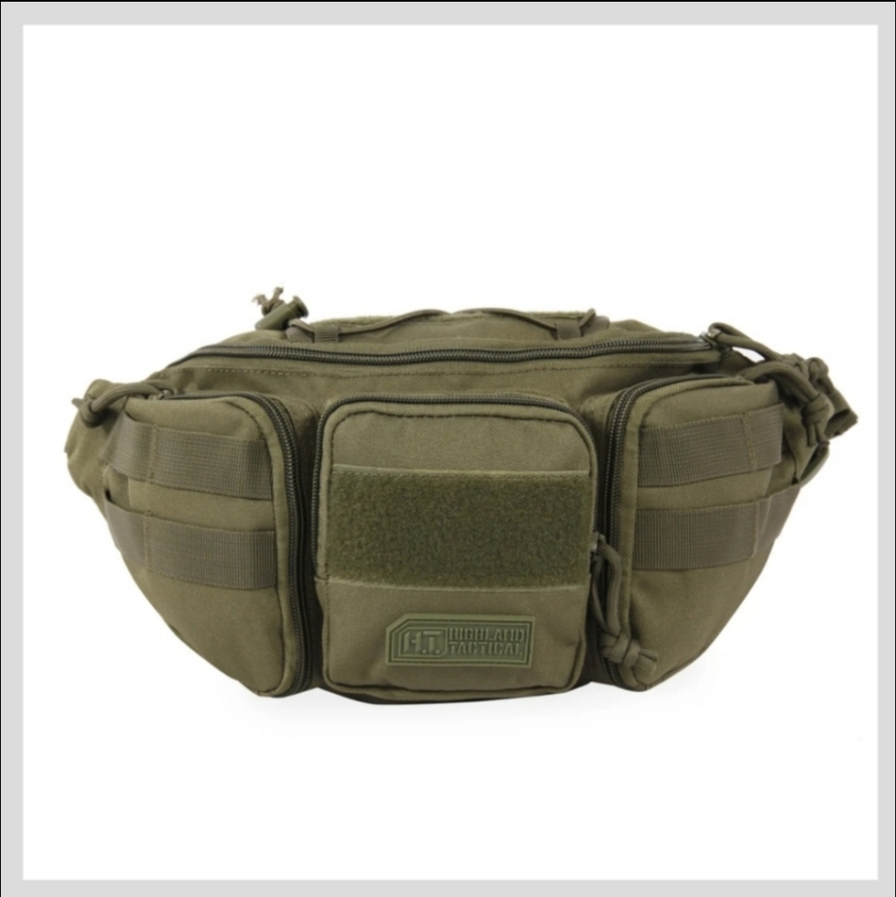 NWT GREEN MENS Tacticle Waist / Fanny Pack